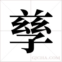 孳字组词