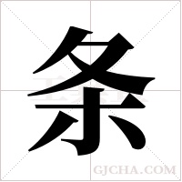 条字组词