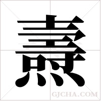 燾字组词