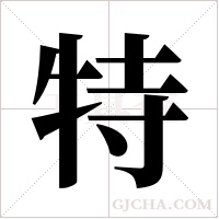 特字组词