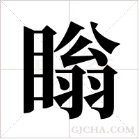 瞈字组词