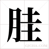胿字组词
