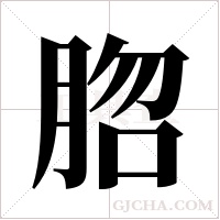 脗字组词