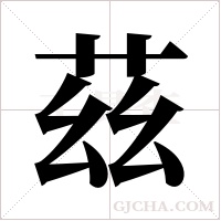 茲字组词