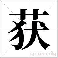 获字组词