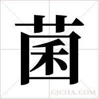 菌字组词