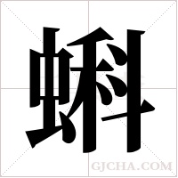 蝌字组词