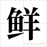 鲜字组词